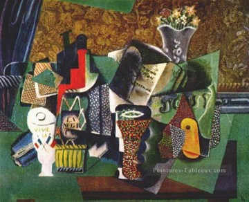 Vive la France 1915 cubiste Pablo Picasso Peinture à l'huile